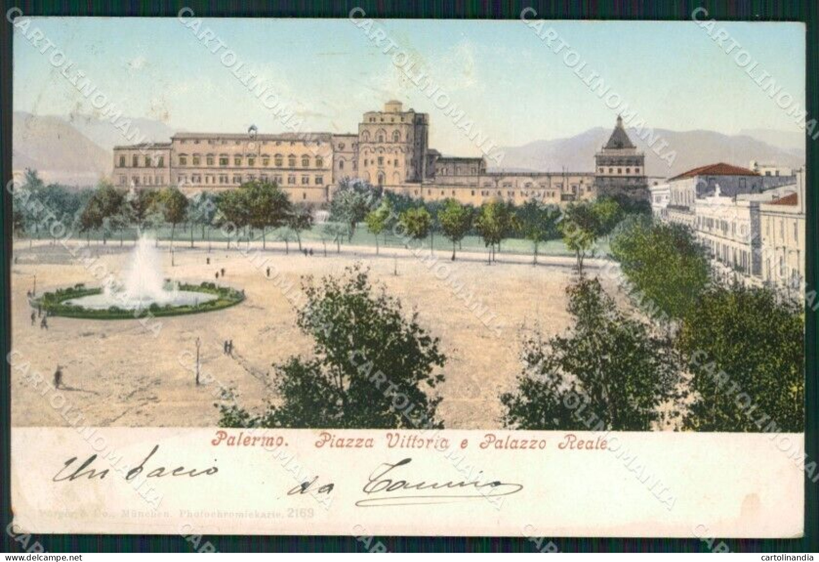 Palermo Città Palazzo Reale Cartolina KVM0374 - Palermo