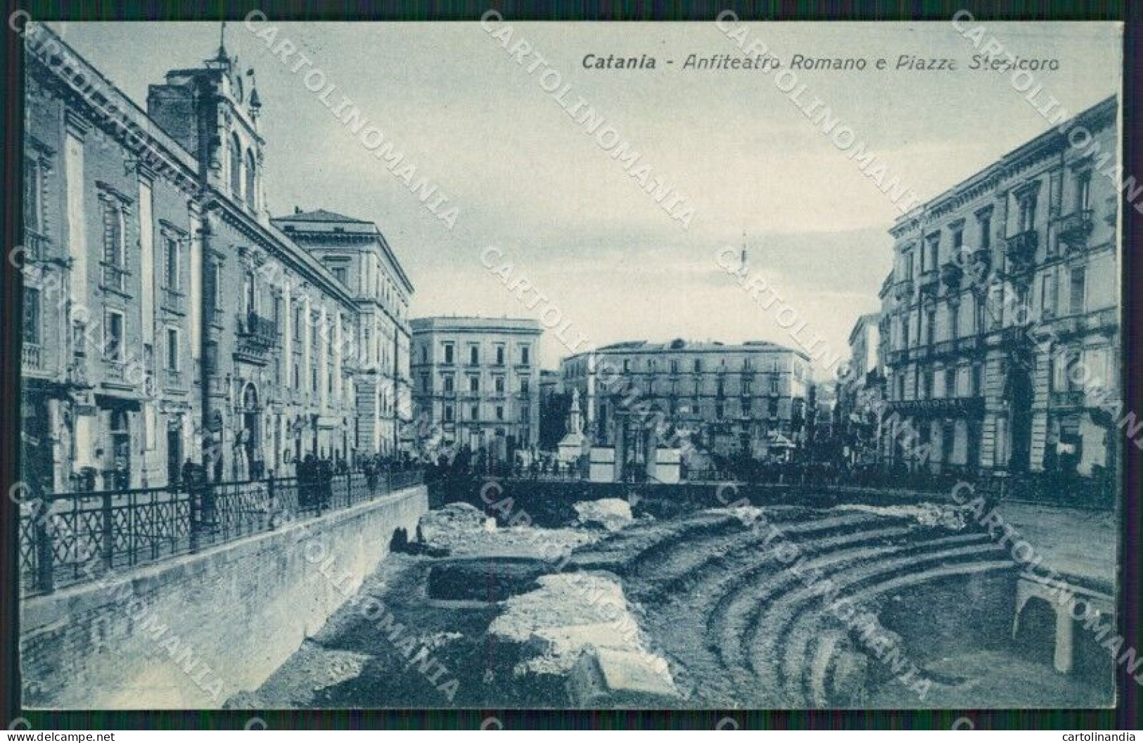 Catania Città Anfiteatro Romano Cartolina KVM0426 - Catania