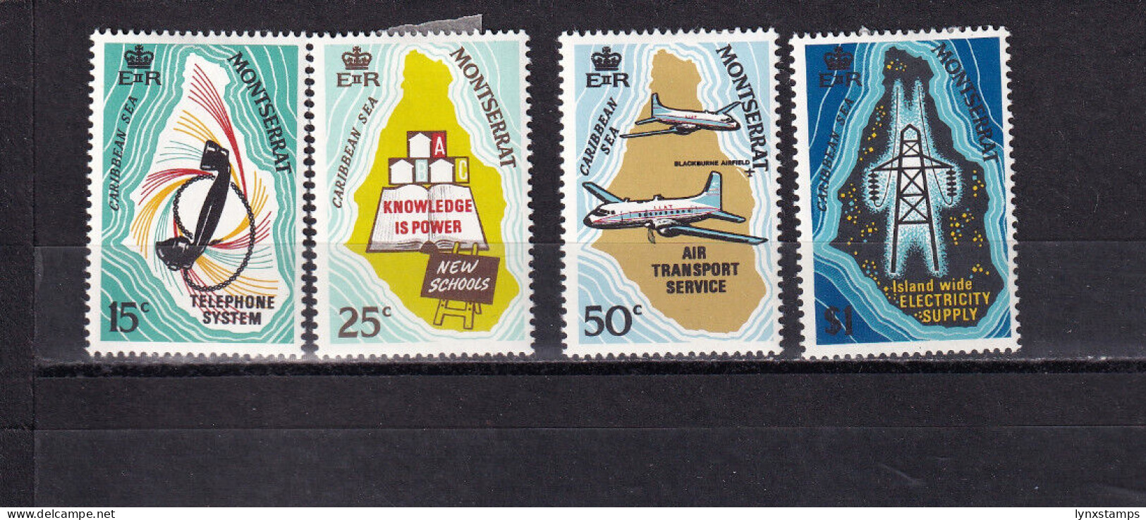 LI07 Montserrat 1969 Development Projects Mint Hinged Stamps Full Set - Montserrat