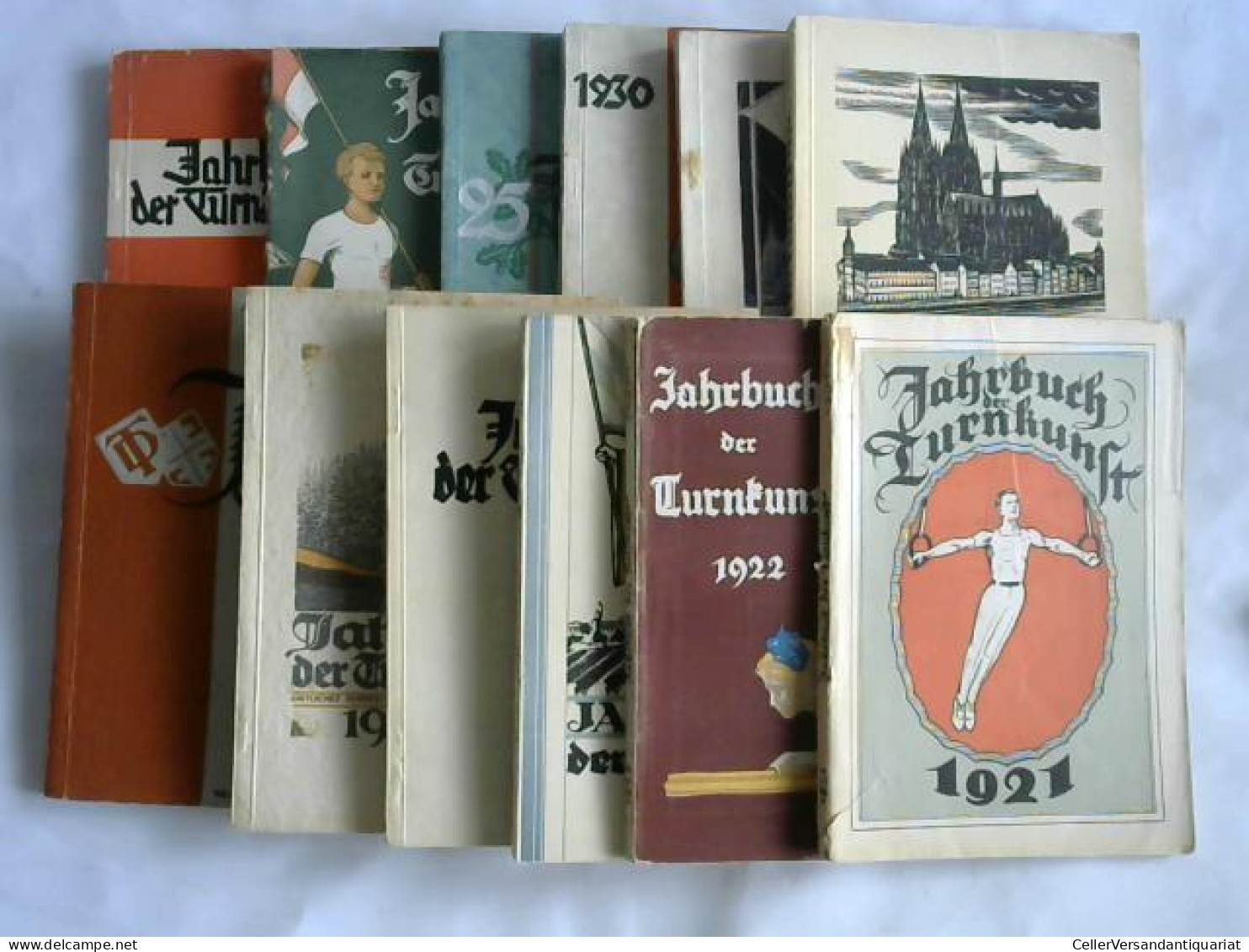 Jahrbuch Der Turnkunst. 12 Bände 1921-1932 Von Wiedemann, D. (Hrsg) - Zonder Classificatie