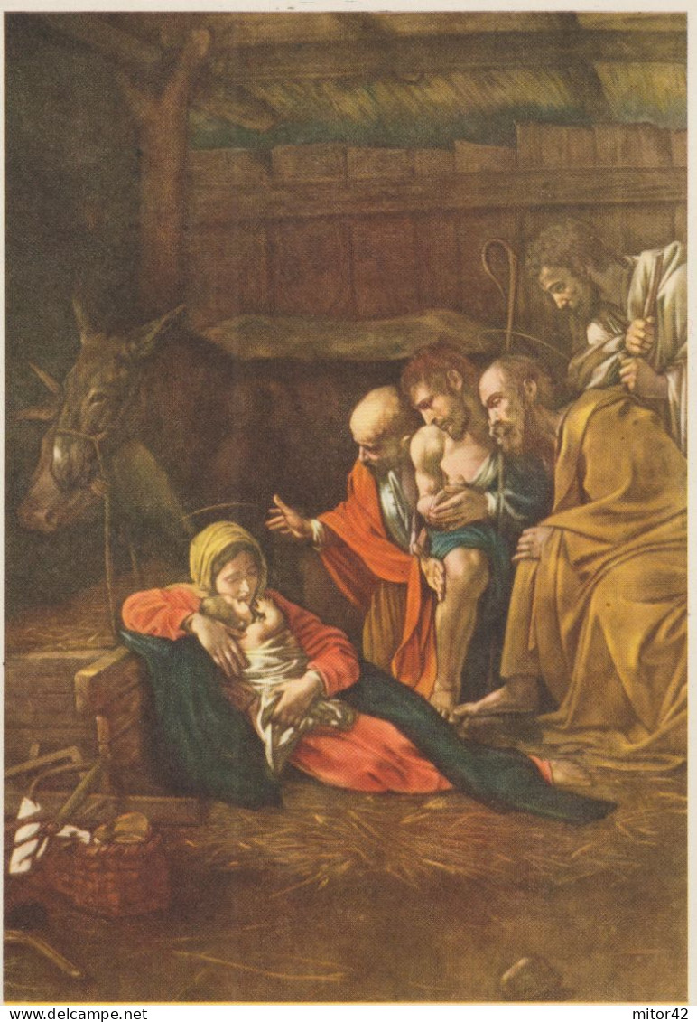 193-Religione-Cristianesimo-Presepe-L' Adorazione DeiPastori-Caravaggio-Messina-Museo Nazionale - Jésus