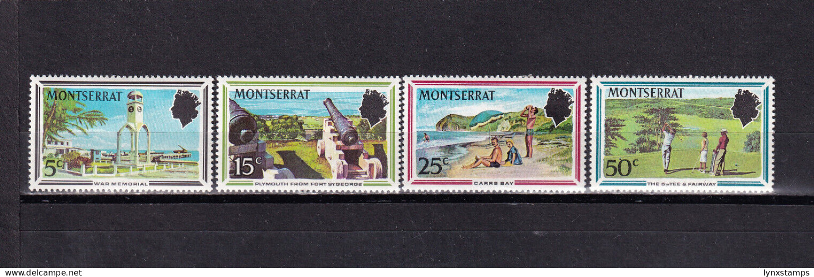 LI07 Montserrat 1970 Tourism Mint Hinged Stamps Full Set - Montserrat