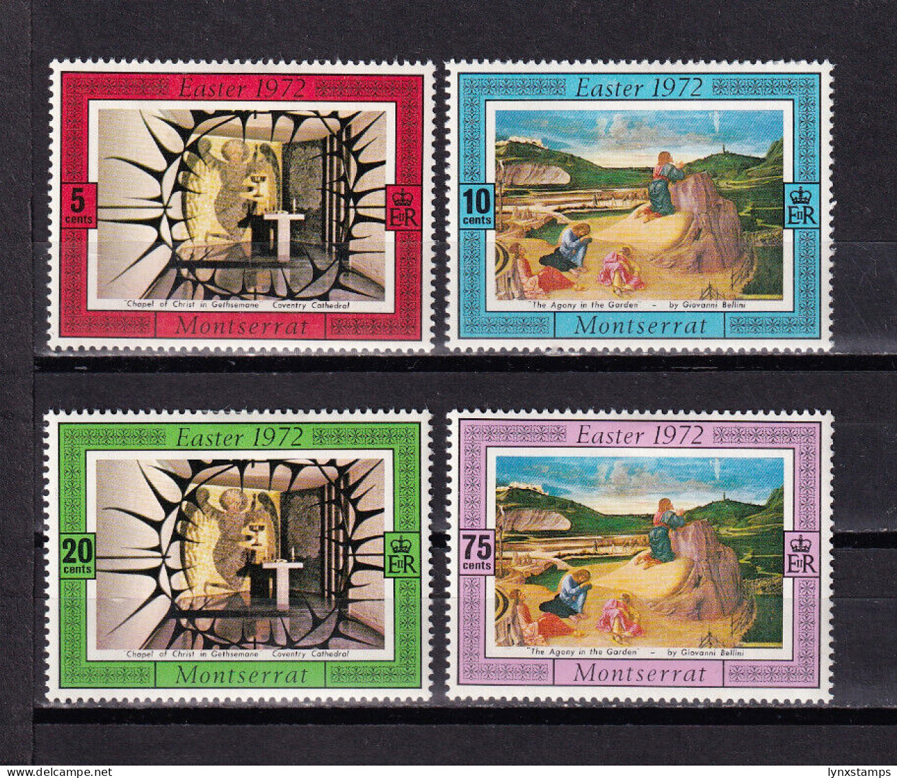 LI07 Montserrat 1972 Easter Mint Hinged Stamps Full Set - Montserrat