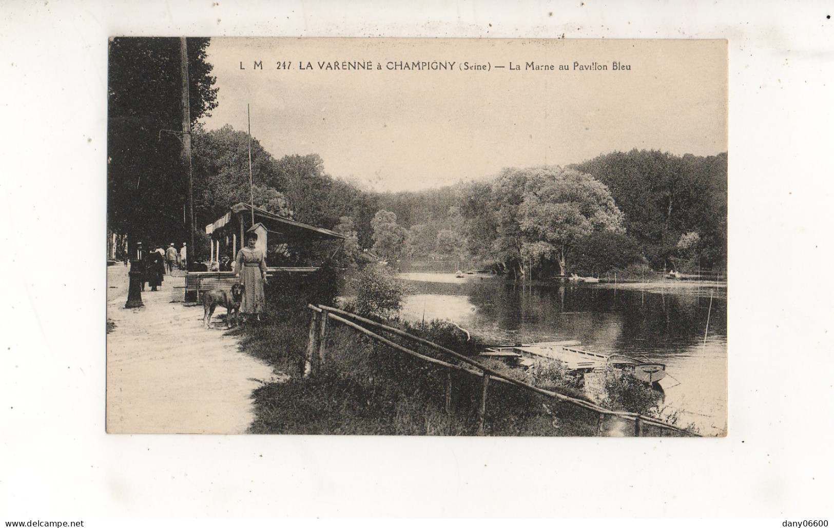 CHAMPIGNY - La Varenne - La Marne Au Pavillon Bleu  (carte Animée) - Champigny Sur Marne