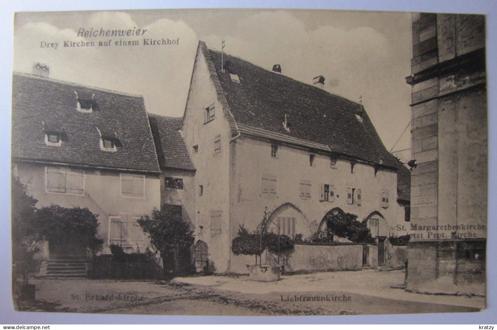 FRANCE - HAUT-RHIN - RIQUEWIHR - (Reichenweier) - Drey Kirchen Auf Einem Kirchhof - Riquewihr