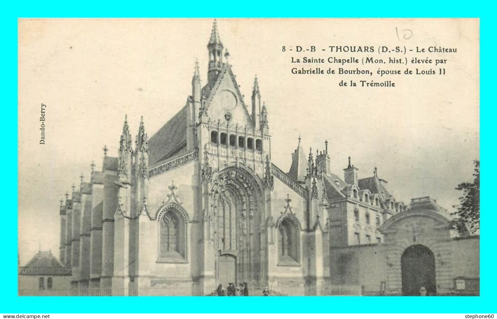 A763 / 419 79 - THOUARS Chateau Sainte Chapelle - Thouars