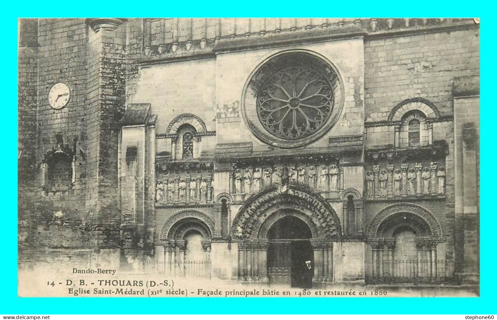 A763 / 411 79 - THOUARS Eglise Saint Médard - Thouars