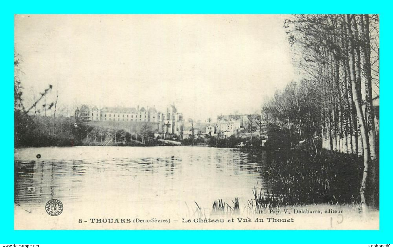 A763 / 413 79 - THOUARS Chateau Et Vue Du Thouet - Thouars