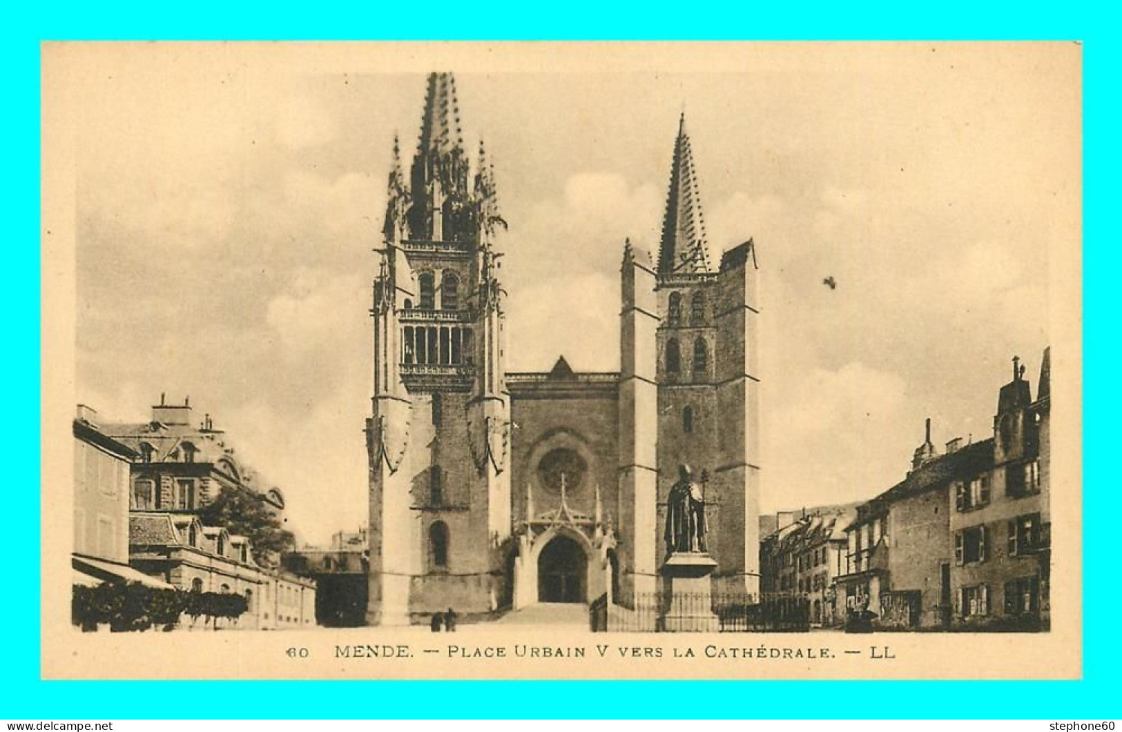 A764 / 185 48 - MENDE Place Urbain V Vers La Cathédrale - Mende