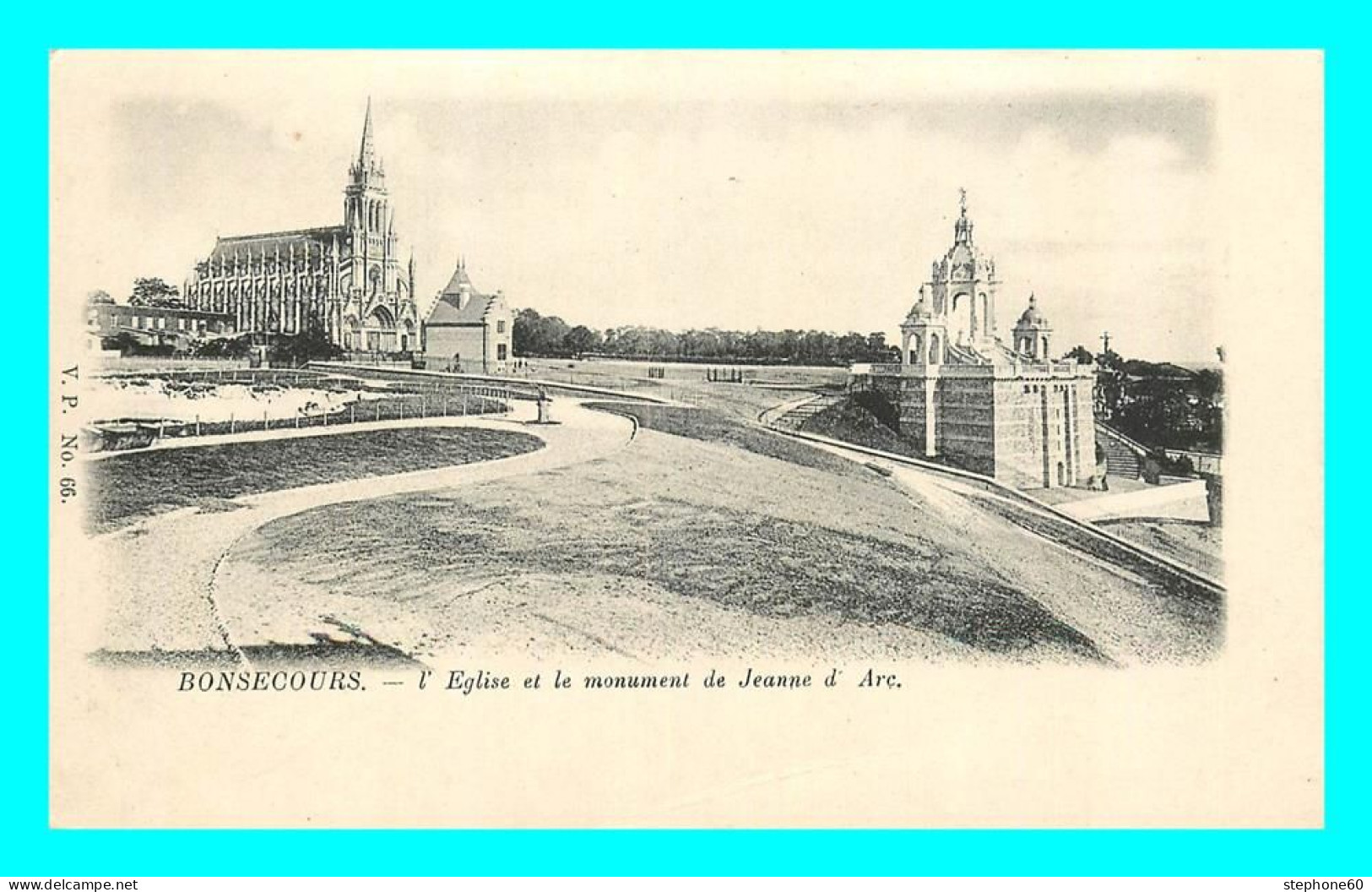 A766 / 089 76 - BONSECOURS Eglise Et Monument De Jeanne D'Arc - Bonsecours