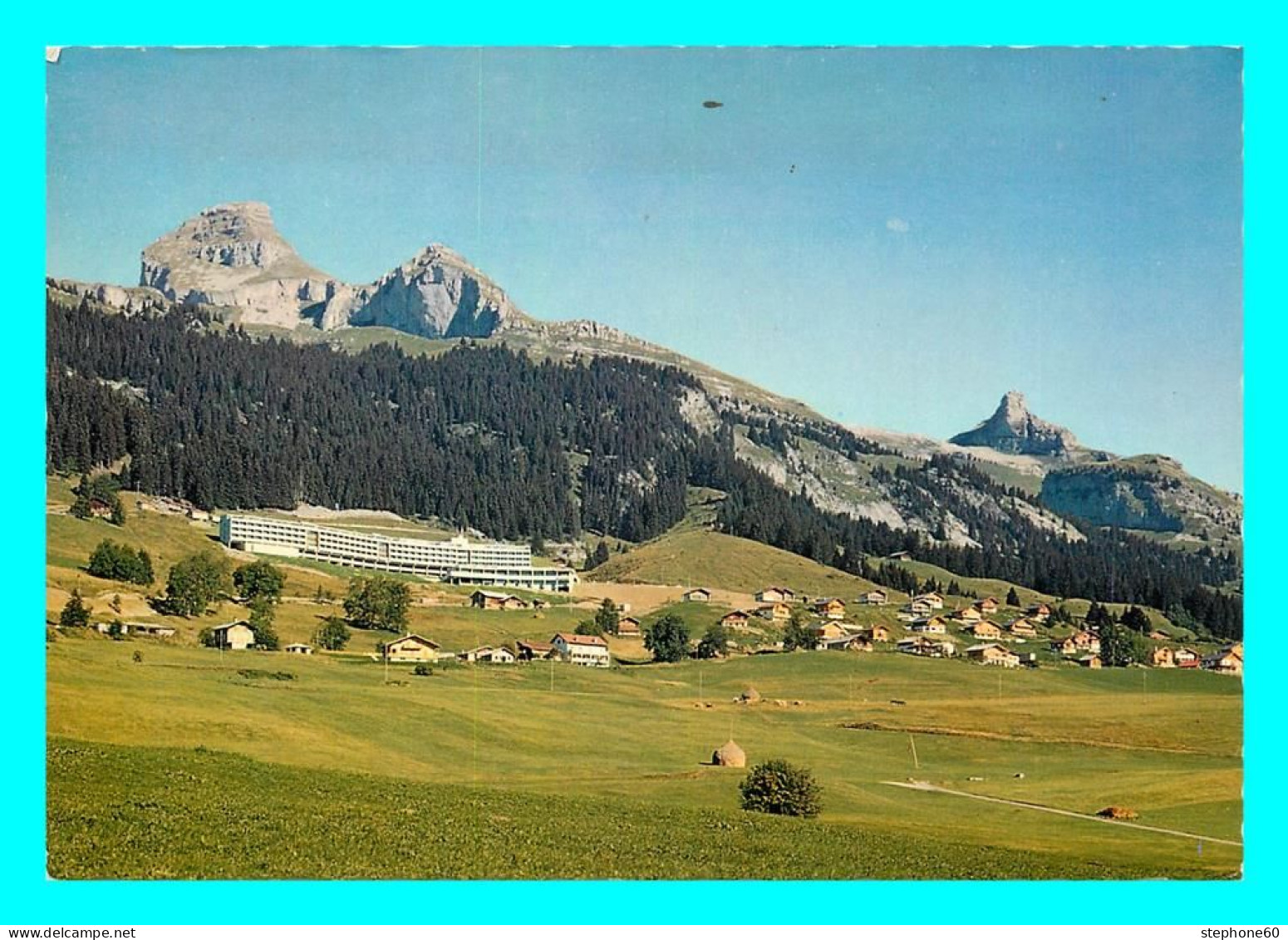 A768 / 241 Suisse LEYSIN Hotel Reine Fabiola Et Tours D'Ai - Leysin