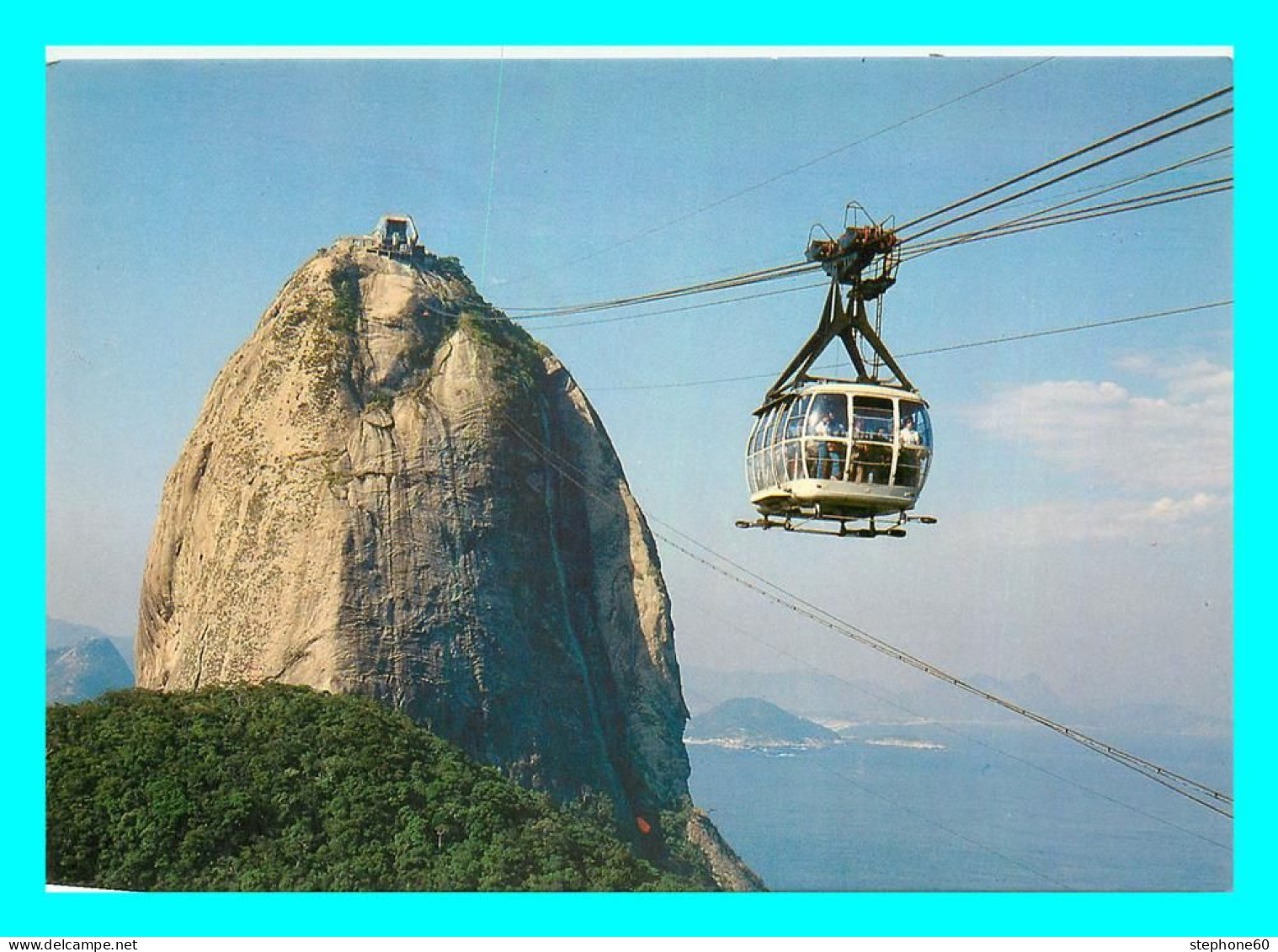 A768 / 329 BRESIL Rio De Janeiro Aerial Car To The Sugar Loaf - Altri & Non Classificati