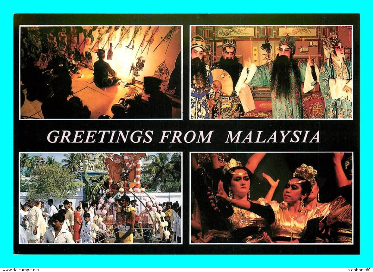 A768 / 393 MALAYSIA Greetings From Malaysia Multivues - Malesia