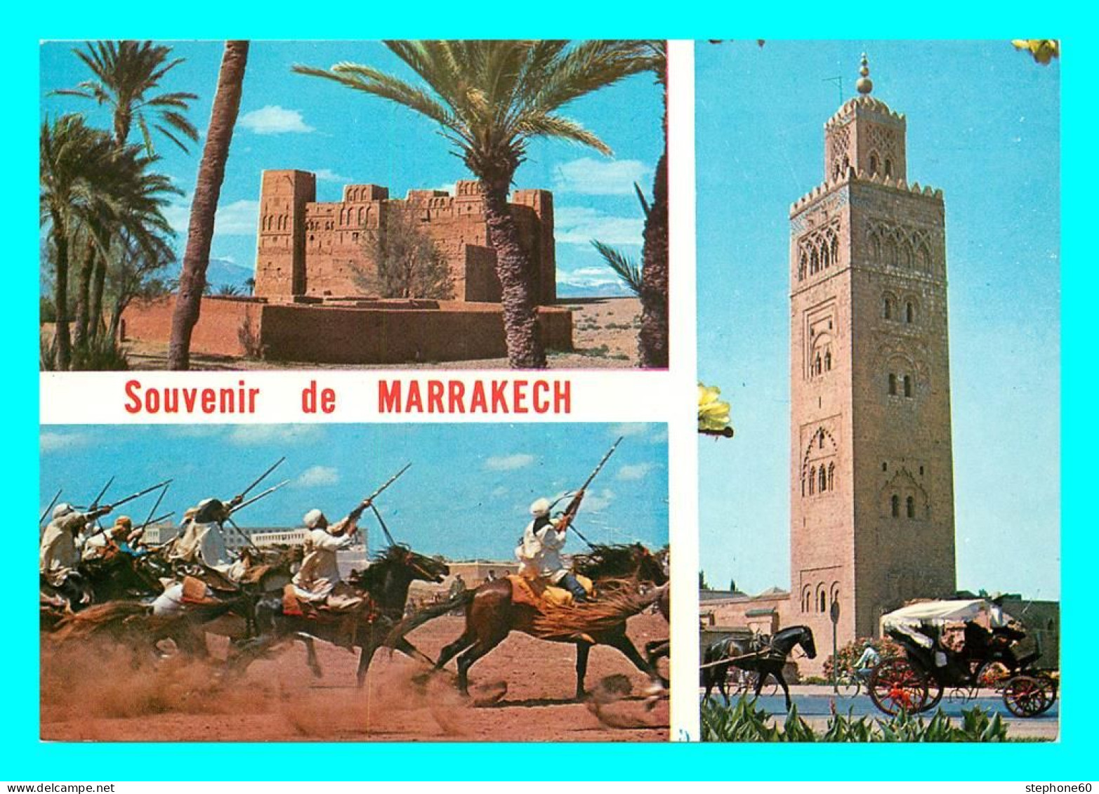 A768 / 447 Maroc MARRAKECH Multivues - Marrakesh