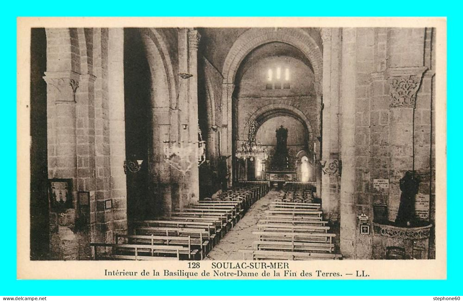 A766 / 327 33 - SOULAC SUR MER Intérieur De La Basilique De Notre-Dame De La Fin Des Terres - Soulac-sur-Mer