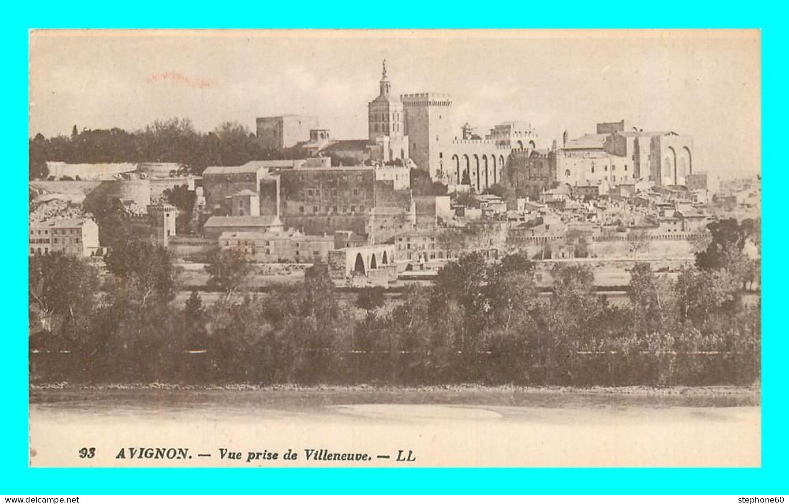 A763 / 001 84 - AVIGNON Vue Prise De Villeneuve - Avignon