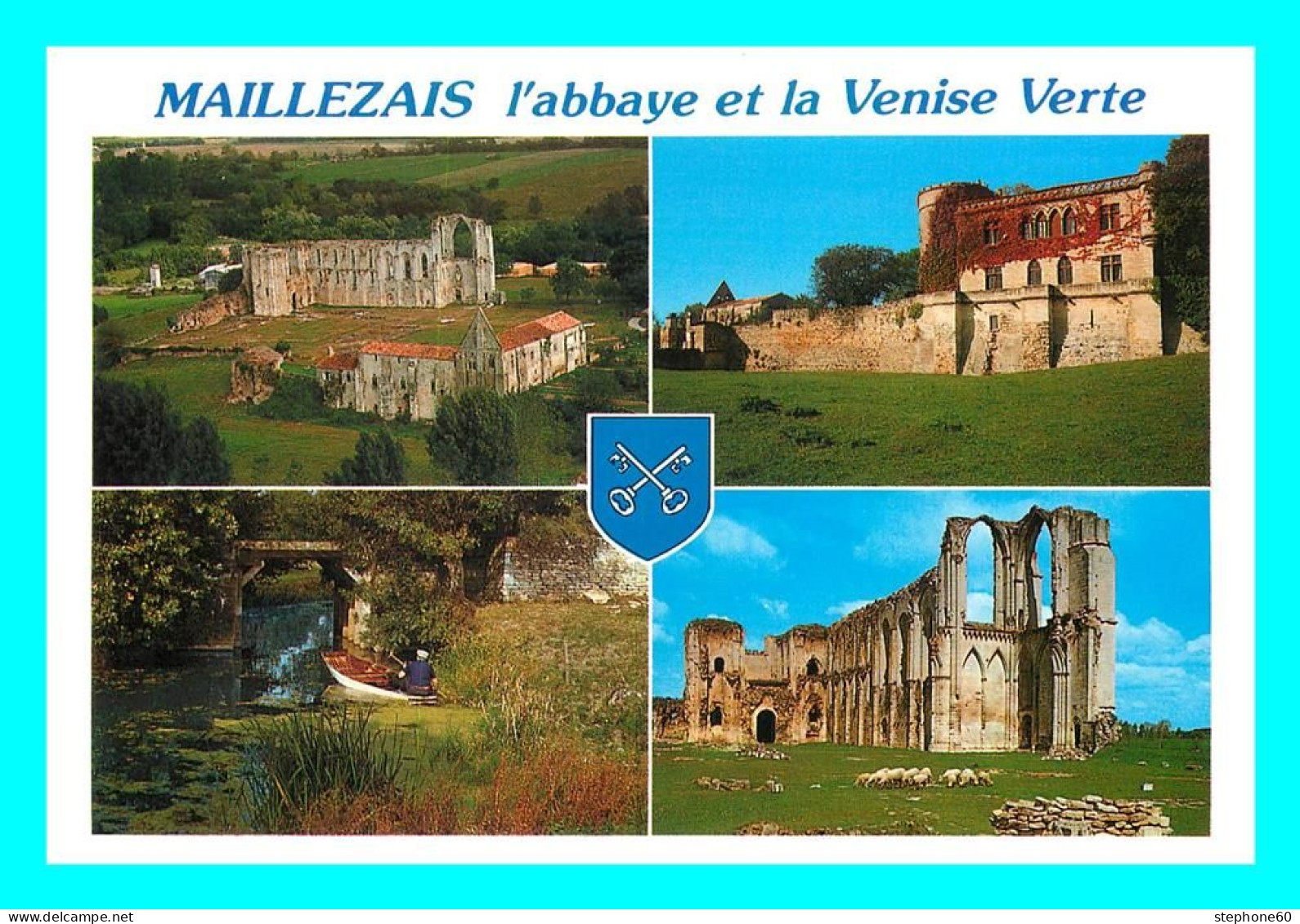 A768 / 657 85 - MAILLEZAIS Abbaye Et La Venise Verte Multivues - Maillezais