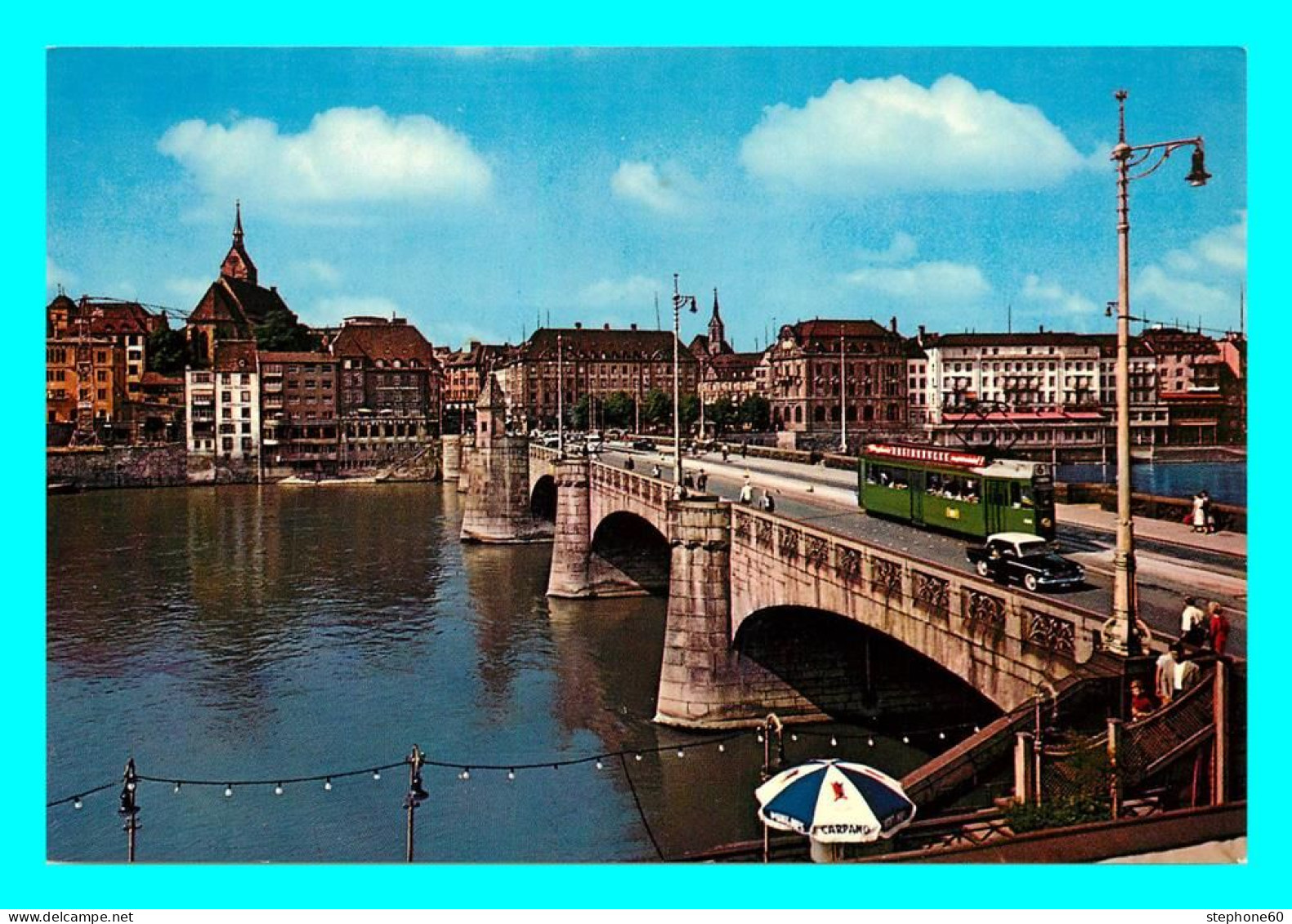 A769 / 143 Suisse BASEL Pont Du Rhin Et Eglise St Martin - Bâle