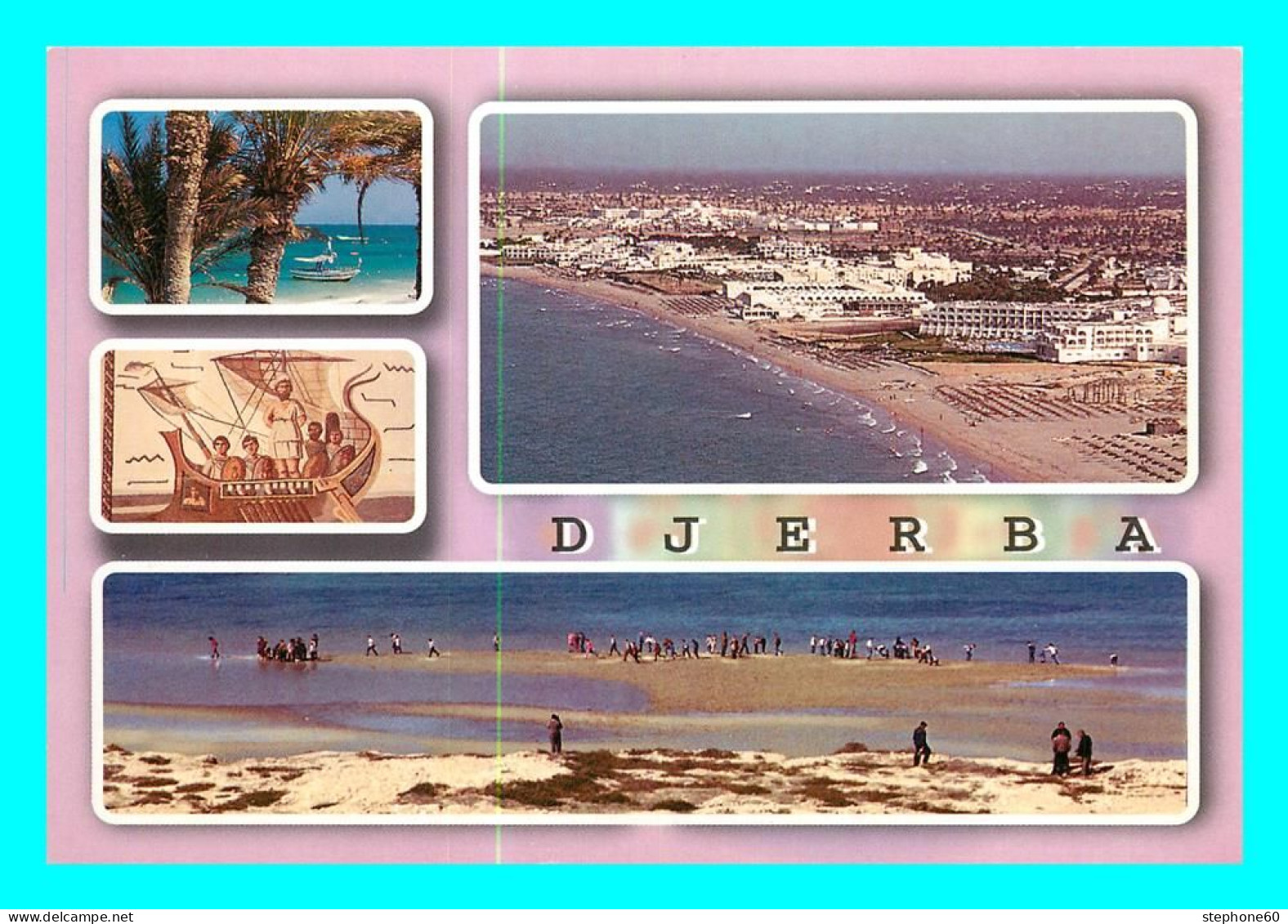 A769 / 645 TUNISIE DJERBA Multivues - Tunisie