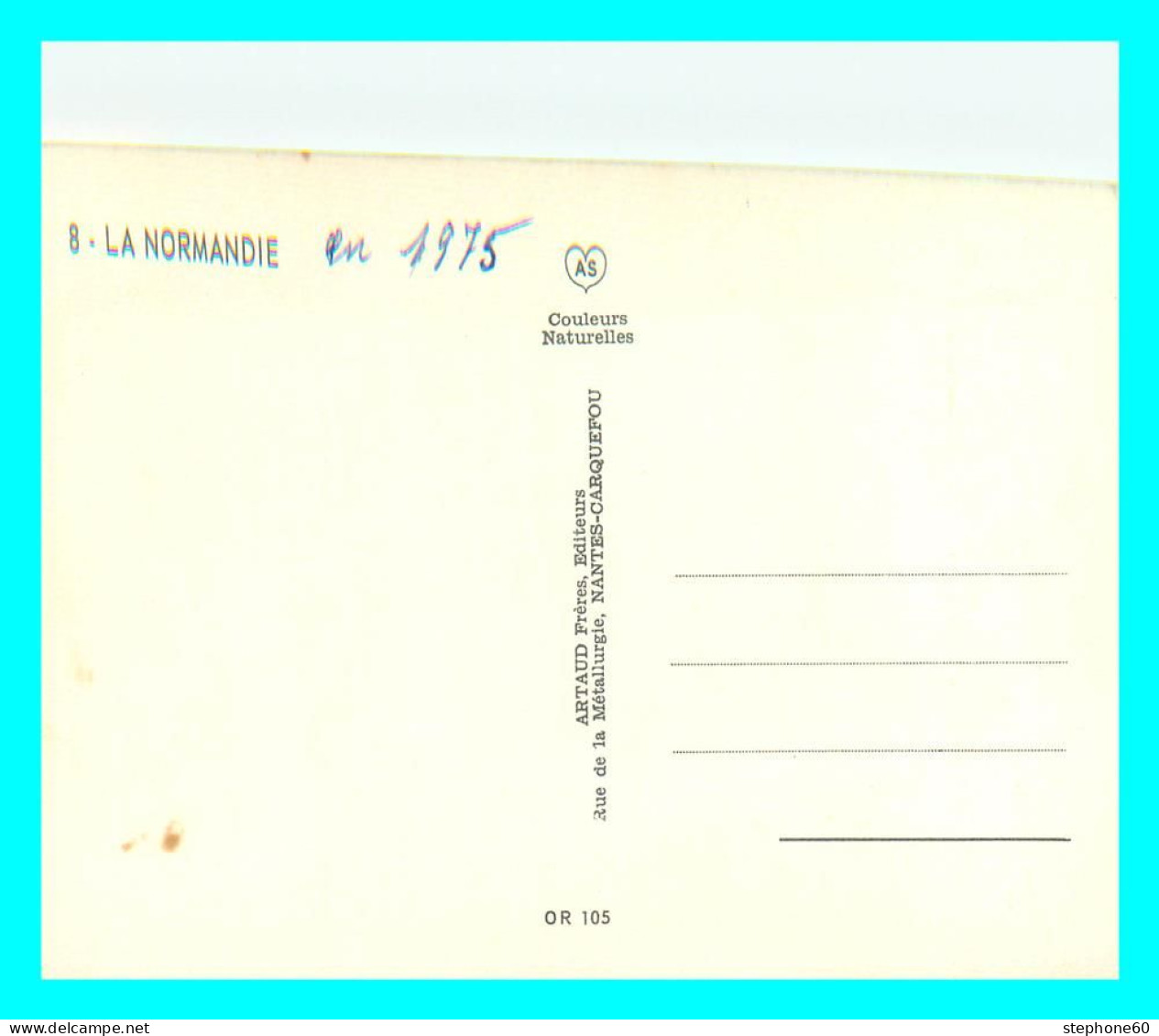 A770 / 479 HOMUALK Carte Géographique Normandie - Homualk