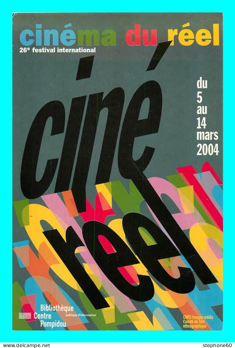 A771 / 541 Carte Pub Cinéma Du Réel Paris 2004 - Publicité