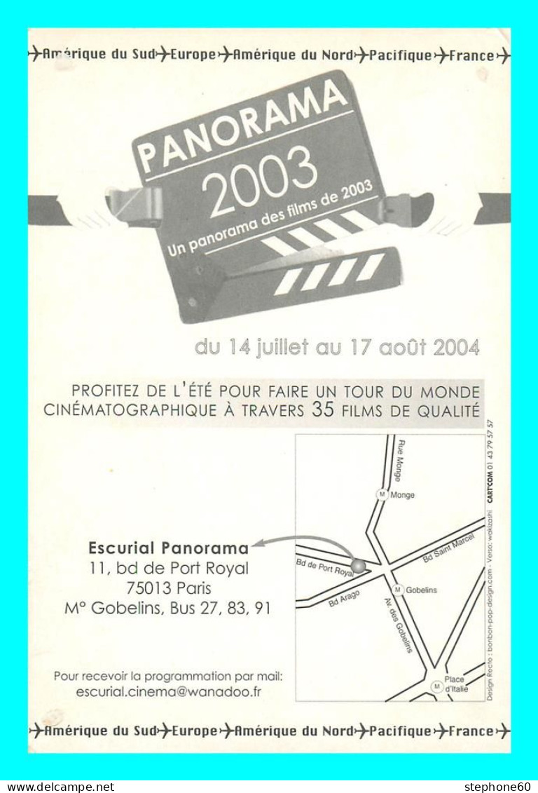 A771 / 507 Carte Pub L'ESCURIAL PANORAMA Paris 2003 - Werbepostkarten