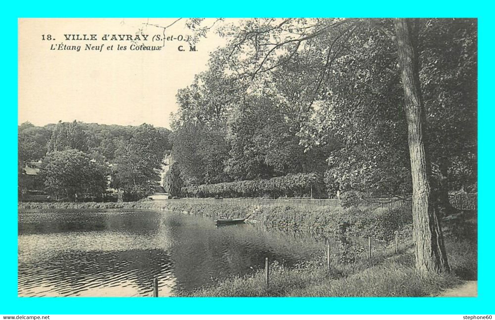 A772 / 037 92 - VILLE D'AVRAY L'Etang Neuf Et Les Coteaux - Ville D'Avray