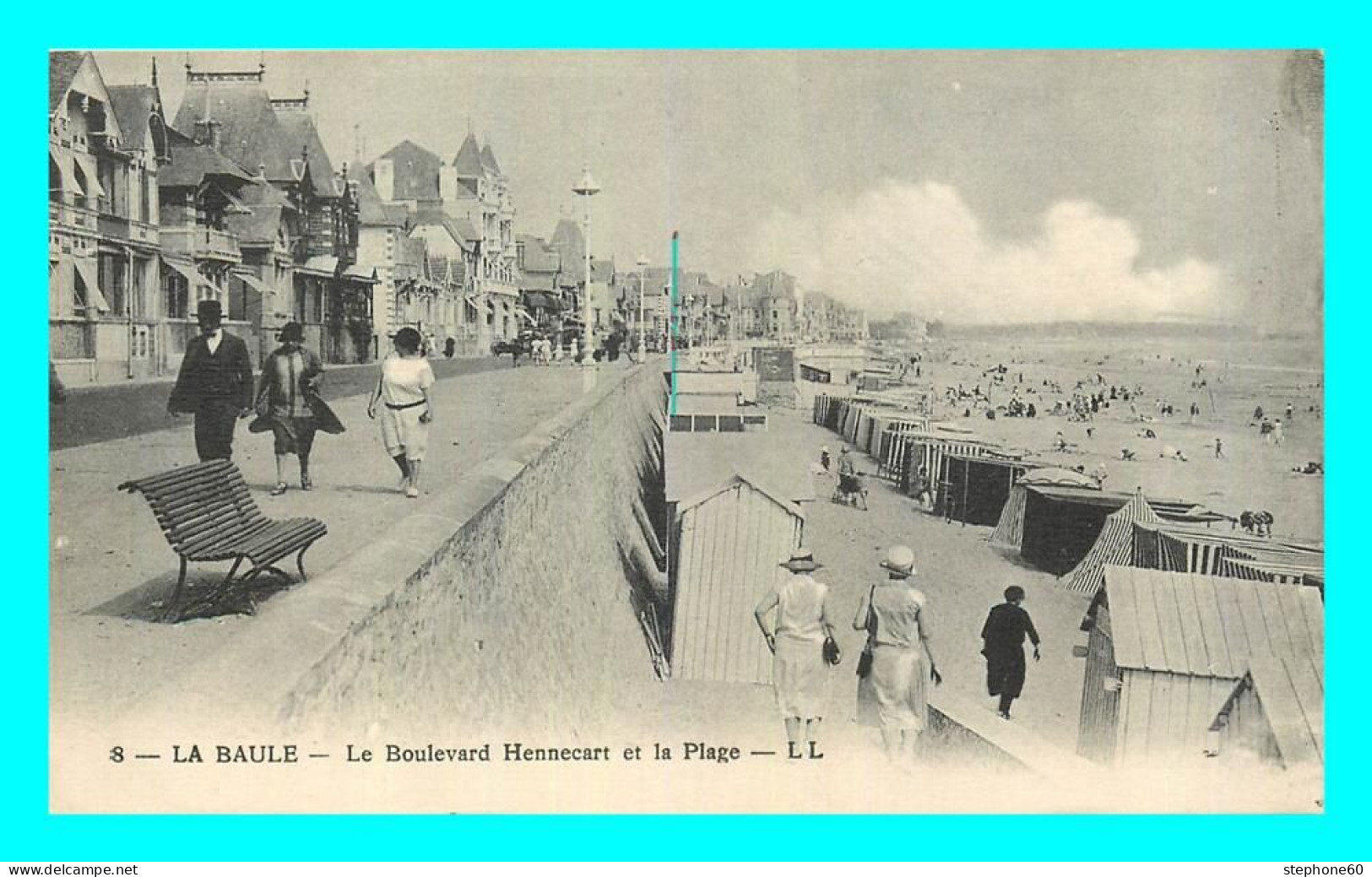 A776 / 049 44 - LA BAULE Boulevard Hennecart Et La Plage - La Baule-Escoublac