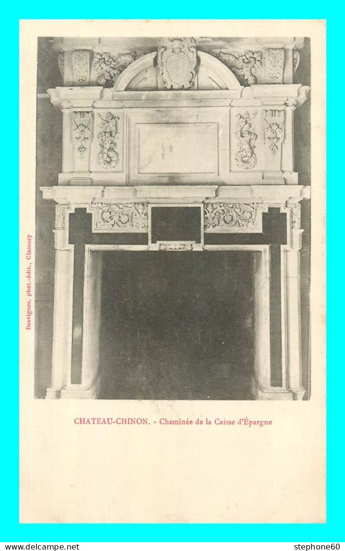 A776 / 575 58 - CHATEAU CHINON Cheminée De La Caisse D'épargne - Chateau Chinon