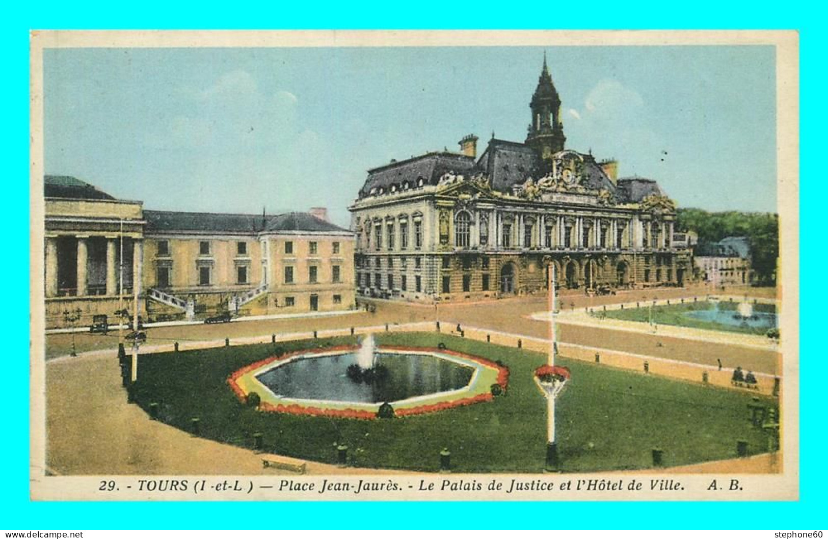 A773 / 327 37 - TOURS Place Jean-Jaurès Palais De Justice - Tours