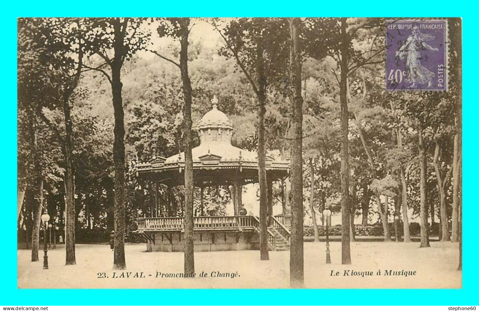 A773 / 469 38 - LAVAL Promenade De Changé Kiosque à Musique - Laval