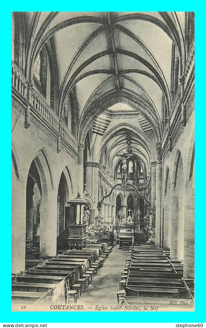 A773 / 619 50 - COUTANCES Eglise Saint Pierre Nef - Coutances