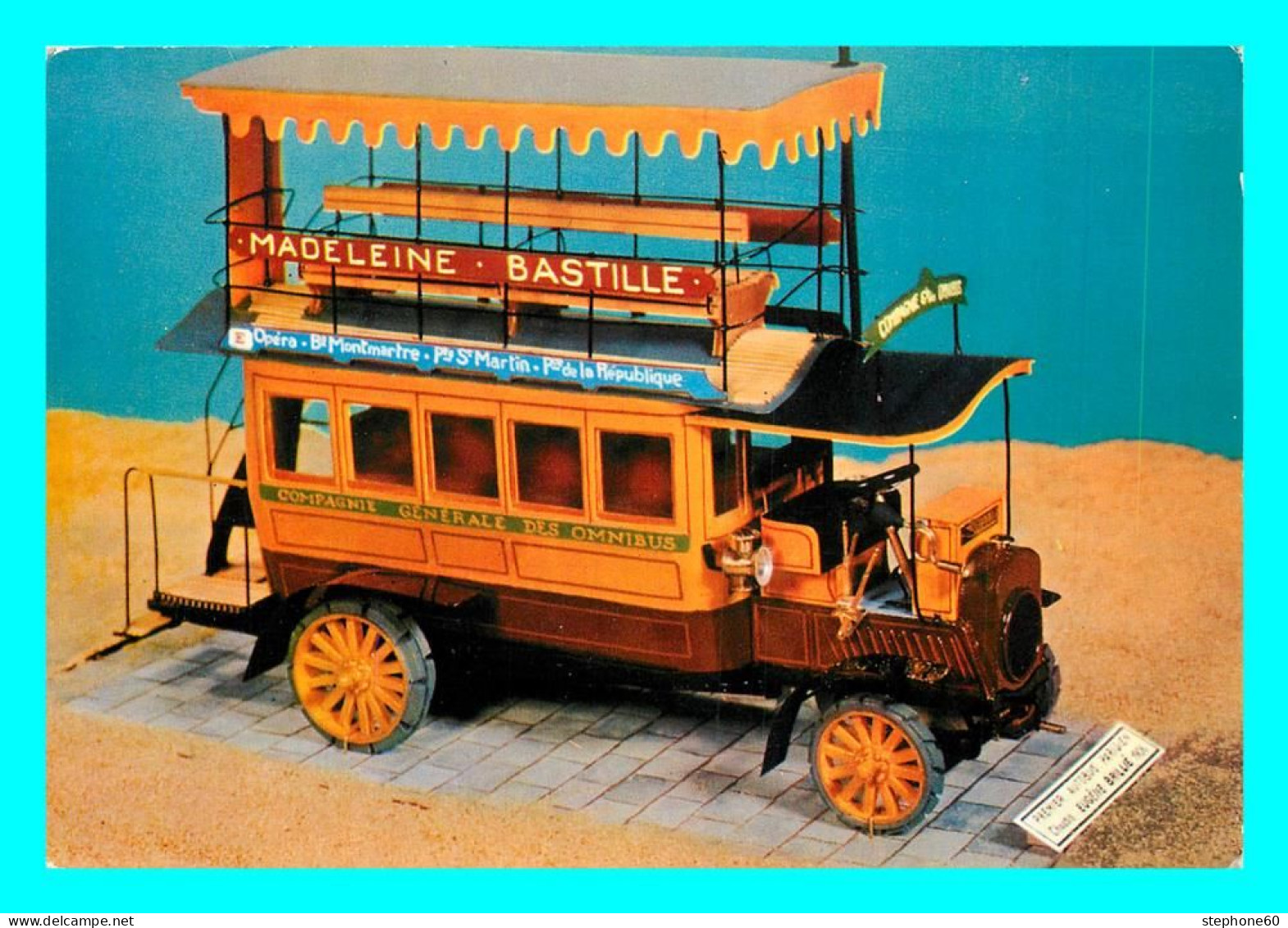 A778 / 415 Autobus Parisien 1906 ( Maquette Par Pierre Libman ) - Buses & Coaches