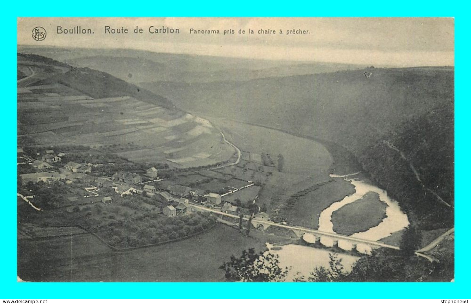 A774 / 391 BOUILLON Route De Carblon Panorama Pris De La Chaire à Precher - Bouillon