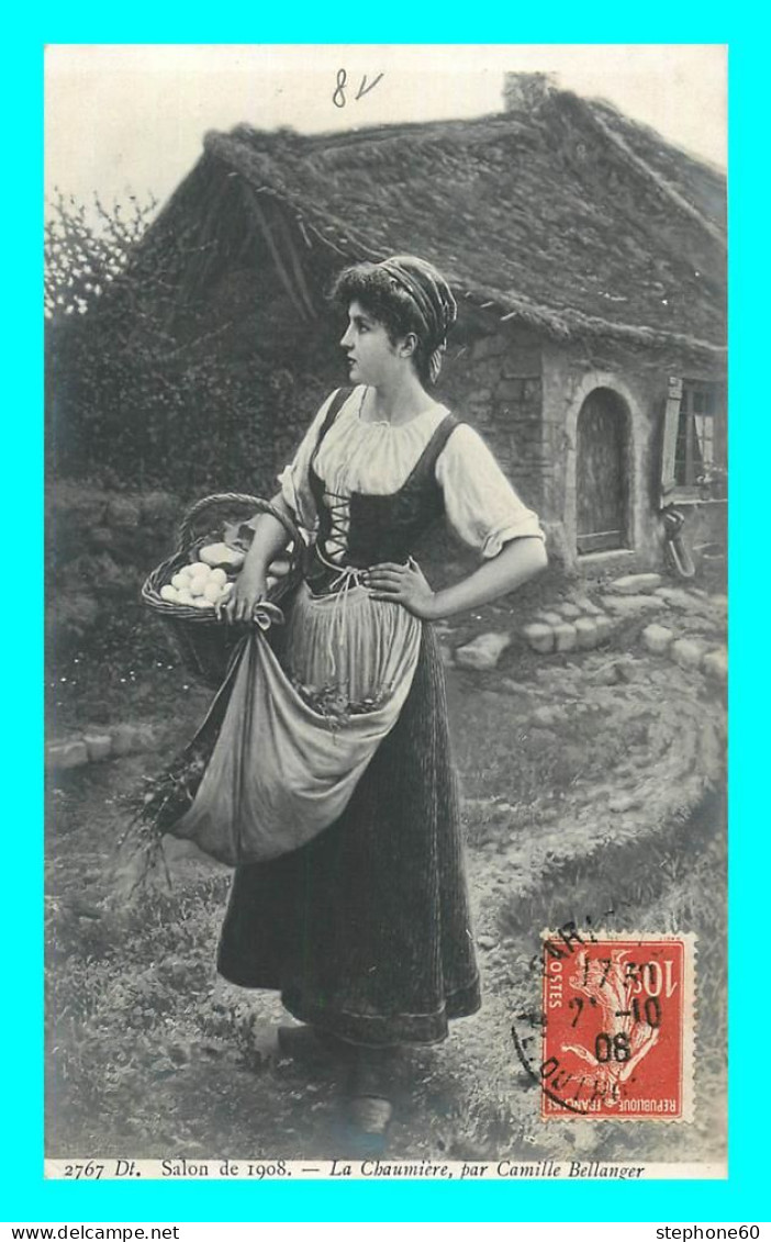 A775 / 615 SALON De 1908 La Chaumière Par Camille BELLANGER - Expositions