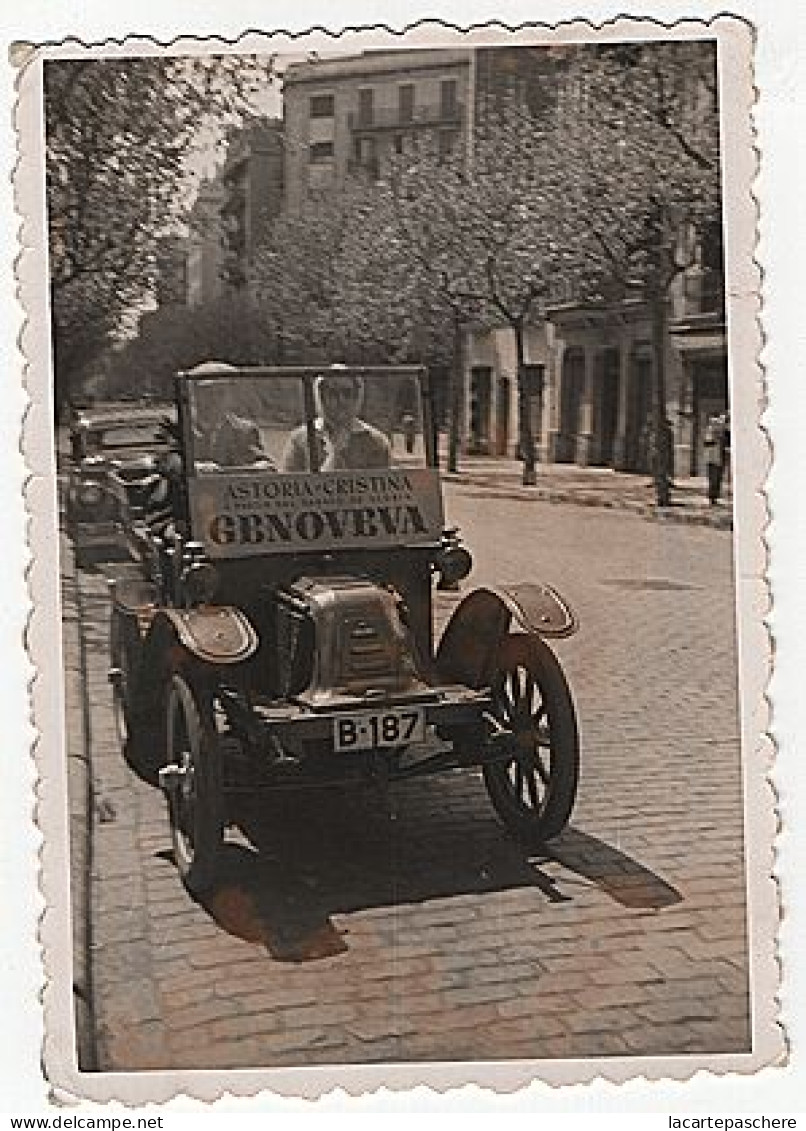 X126151 RARE ESPAGNE BARCELONE  PHOTO ORIGINALE D' UNE RENAULT TYPE G - Automobiles