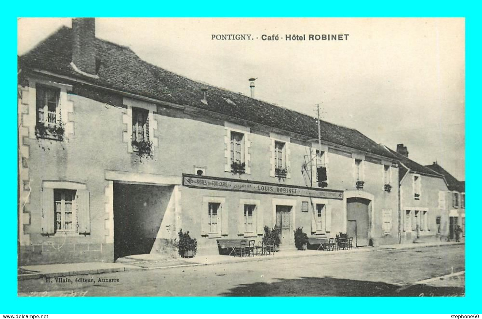 A780 / 097 89 - PONTIGNY Café Hotel ROBINET - Pontigny