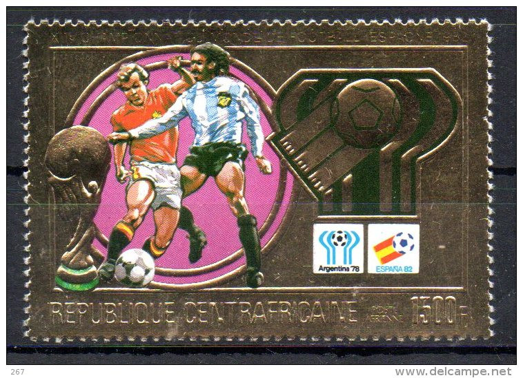 CENTRAFRIQUE  PA 236  * *  ( Cote 15.50e )  Cup 1982   Football  Soccer Fussball - 1982 – Espagne