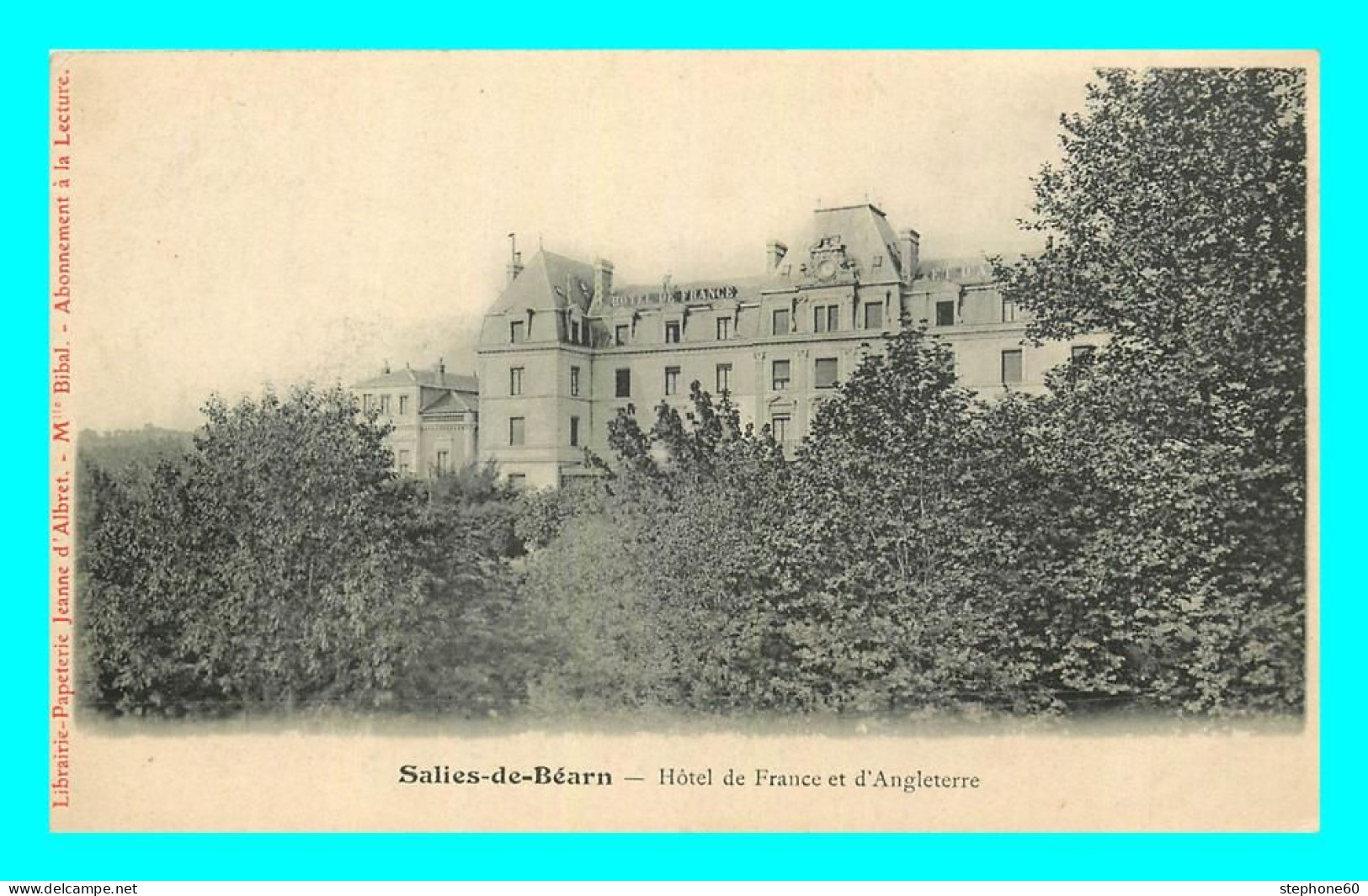 A776 / 389 64 - SALIES DE BEARN Hotel De France Et D'Angleterre - Salies De Bearn