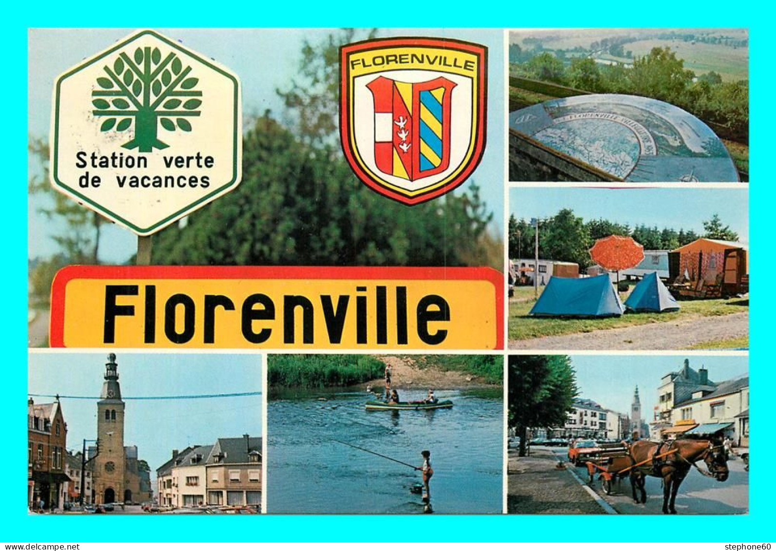 A778 / 043 FLORENVILLE ( Timbre ) Multivues - Florenville