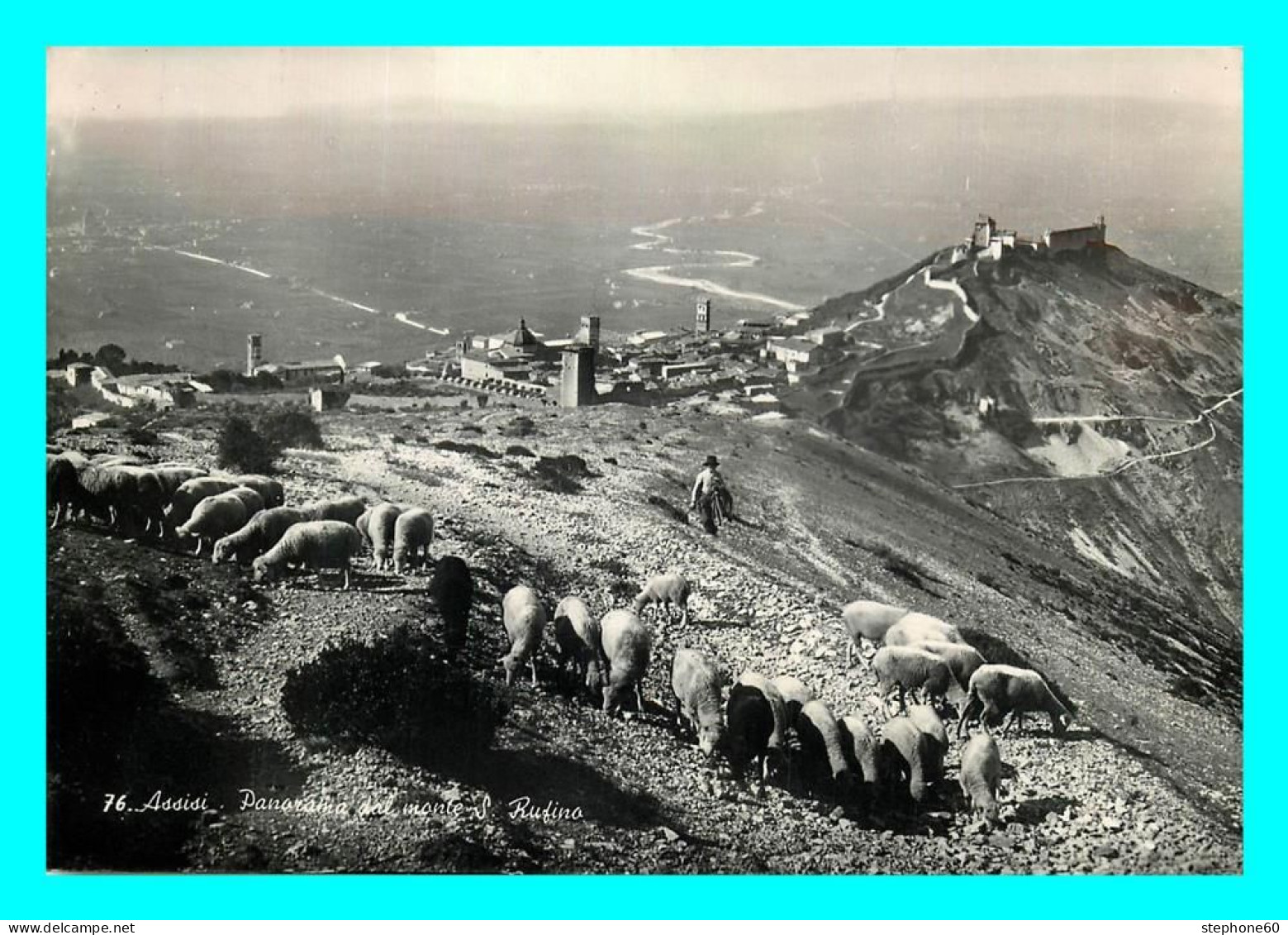 A779 / 063 ITALIE ASSISI Panorama Dal Monte S. Rufino ( Mouton ) - Other & Unclassified