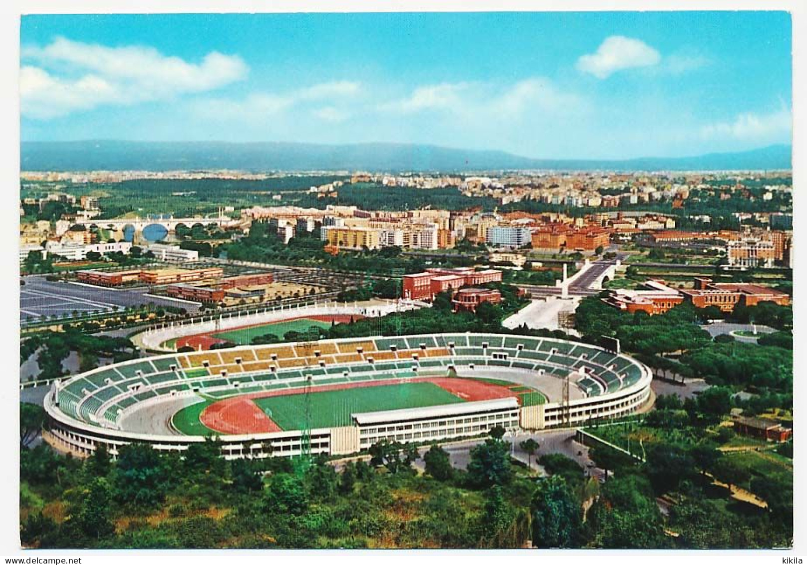 CPSM 10.5 X 15 Italie (31)  ROMA Stadio Olimpico E Foro Italico  Rome Stade Olympique Et Forum Italique - Other Monuments & Buildings