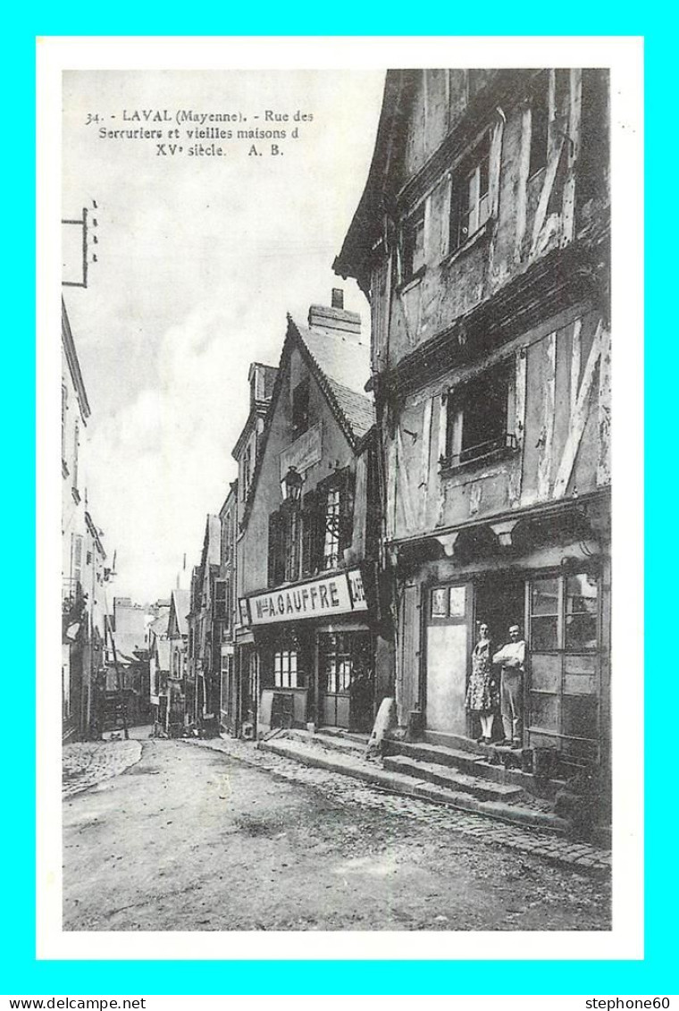 A779 / 425 38 - LAVAL Rue Des Serruriers ( Carte Pub Type Flyer ) - Laval