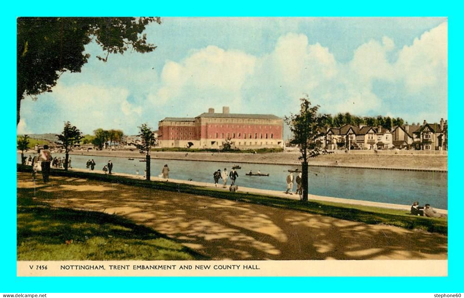 A781 / 125 NOTTINGHAM Trent Embankment And New County Hall - Nottingham