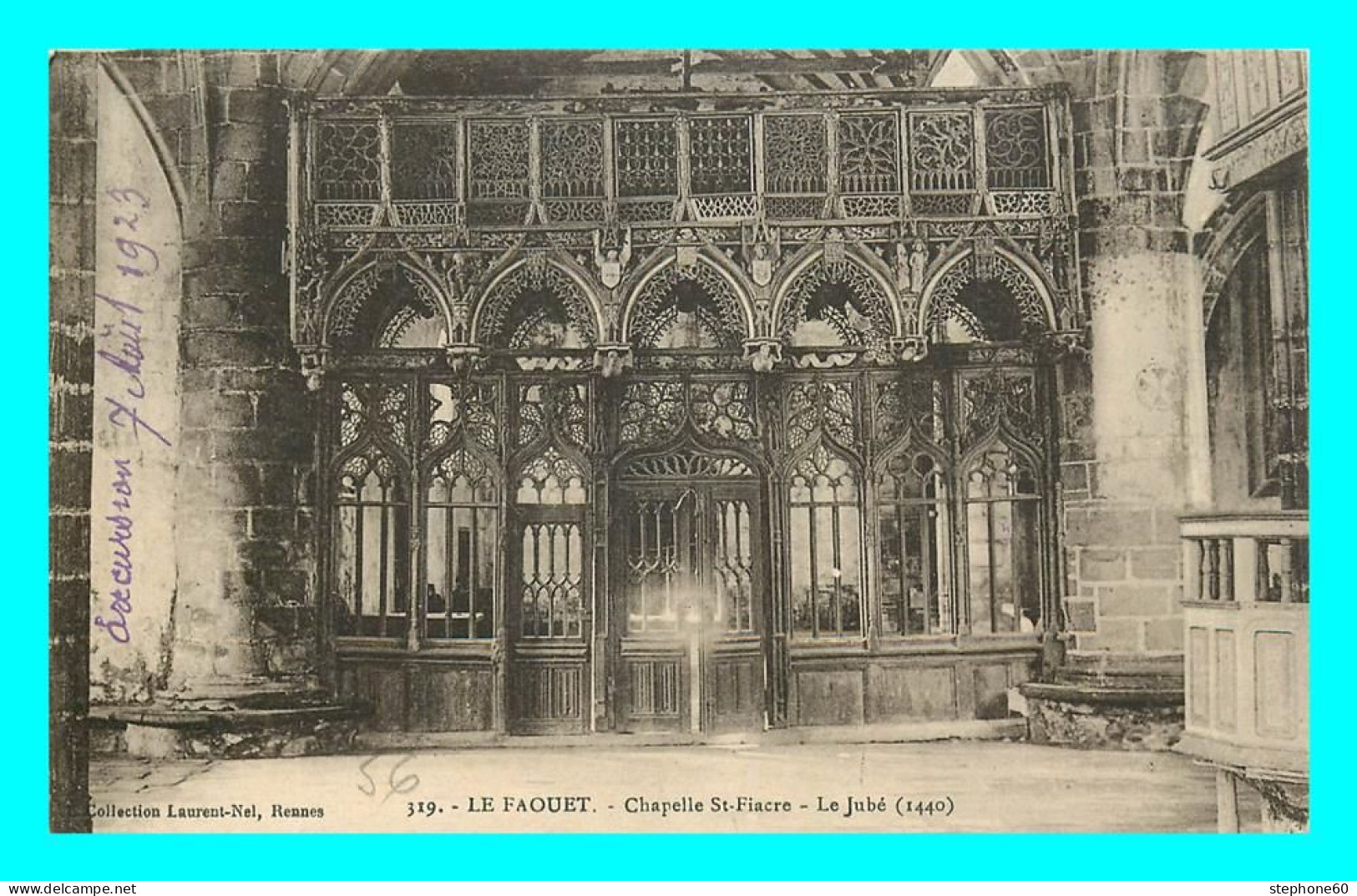 A781 / 059 56 - LE FAOUET Chapelle St Fiacre Le Jubé - Le Faouet