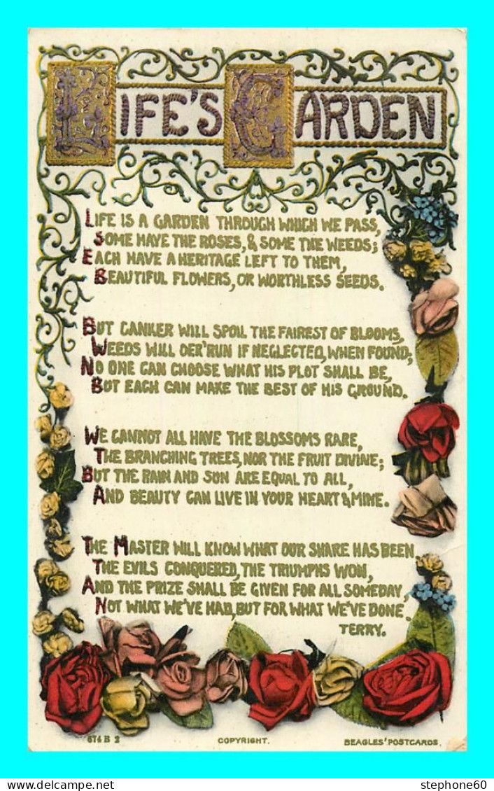 A781 / 555 Lifes's Garden ( Beagles Postcards ) - Fairy Tales, Popular Stories & Legends