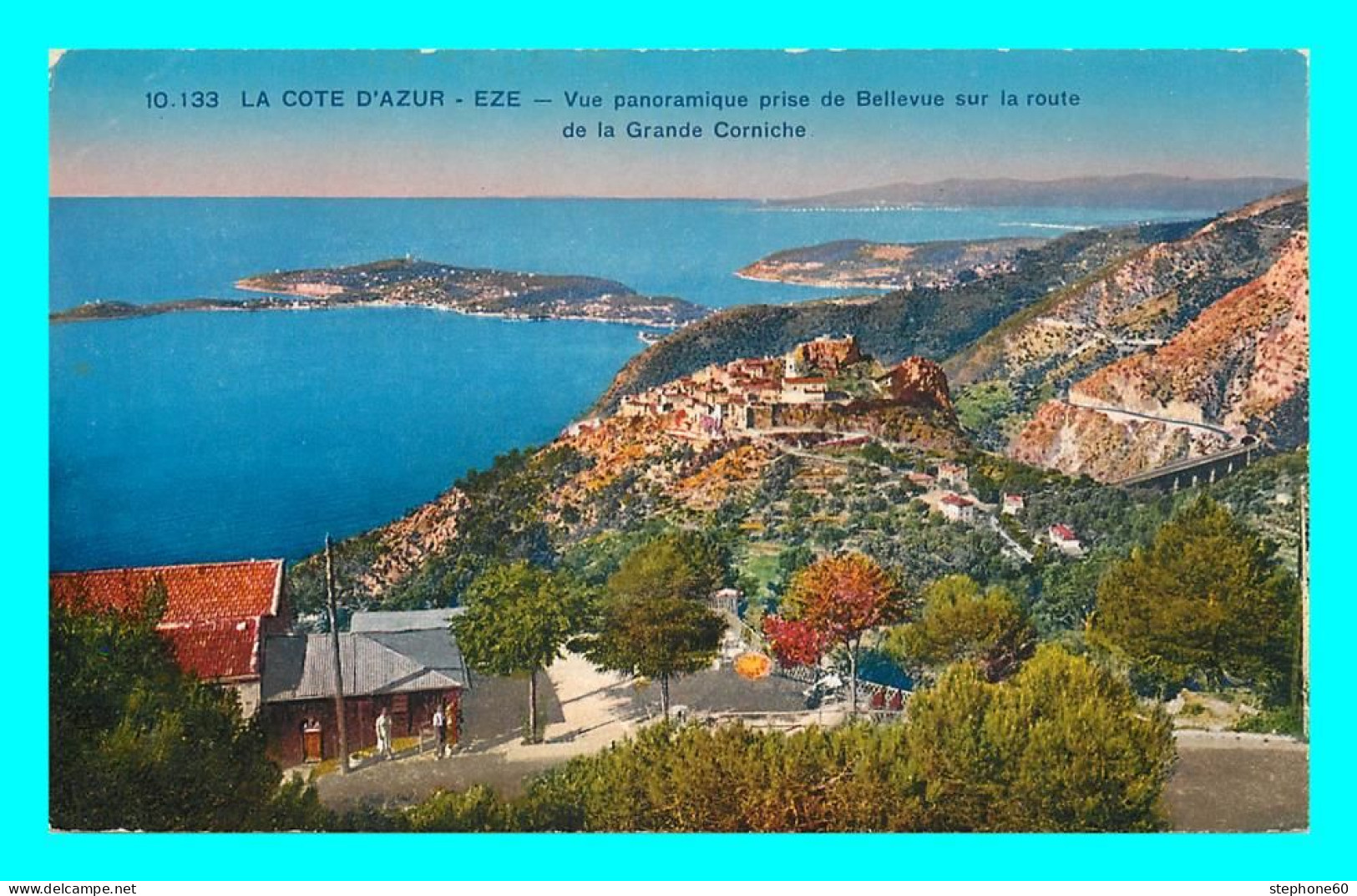 A786 / 297 06 - EZE Vue Panoramique Prise De Bellevue - Eze