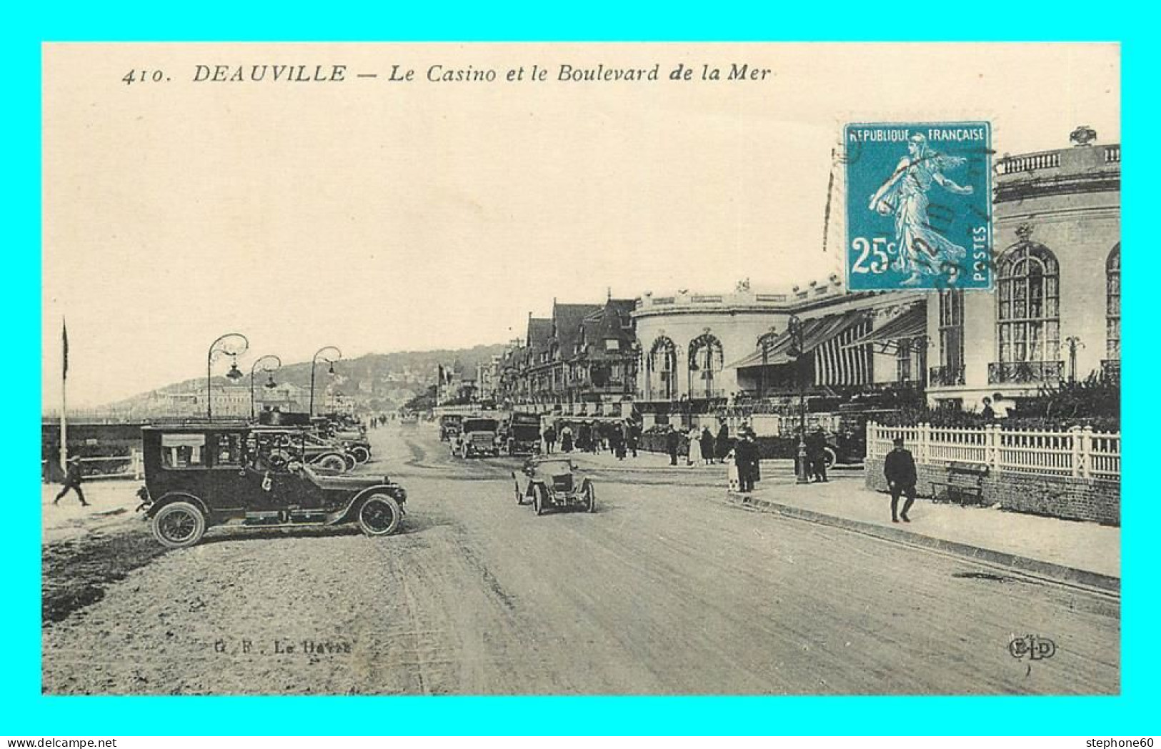 A782 / 441 14 - DEAUVILLE Casino Et Le Boulevard De La Mer - Deauville