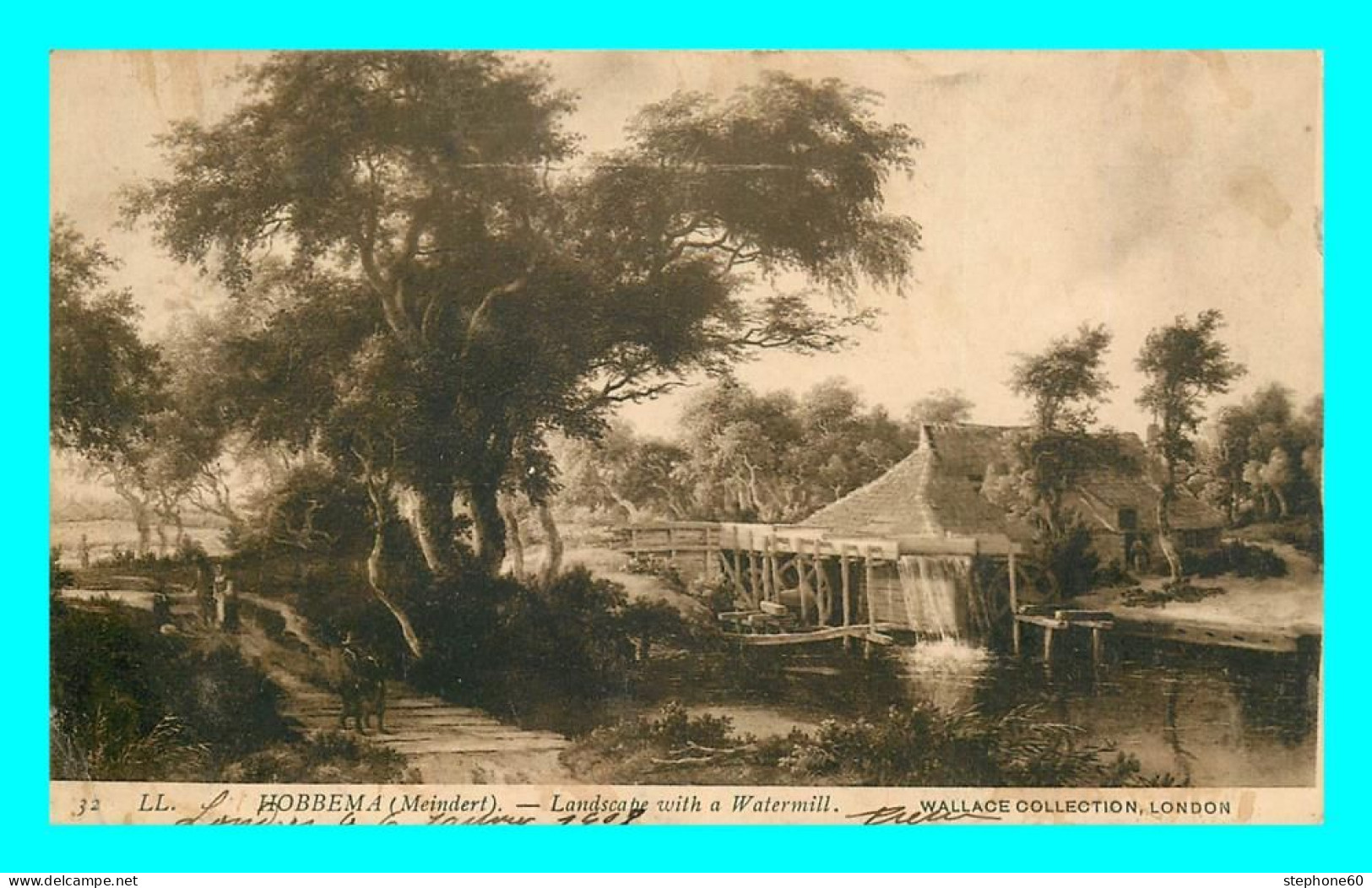 A788 / 073 HOBBEMA Landscape With A Watermill - Pintura & Cuadros