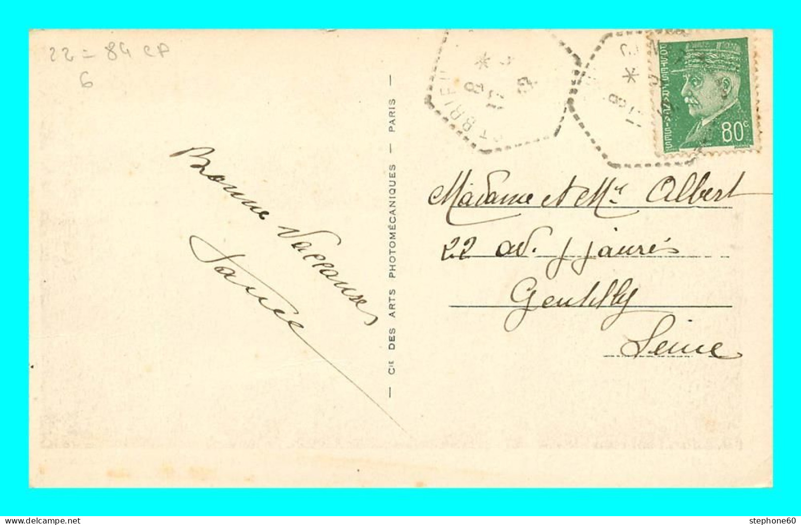 A784 / 069 22 - SAINT BRIEUC Embouchure Du Légué ( Timbre N° 513 Seul Sur Lettre ) - Saint-Brieuc